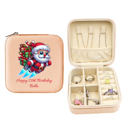 Mini Travel Jewelry Box, Birthday Gift for Woman & Girls JB010