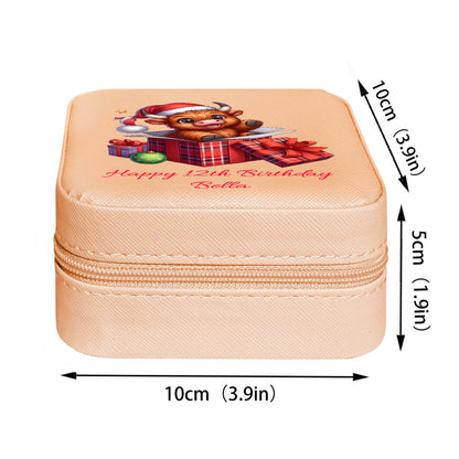 Mini Travel Jewelry Box, Birthday Gift for Woman & Girls JB011