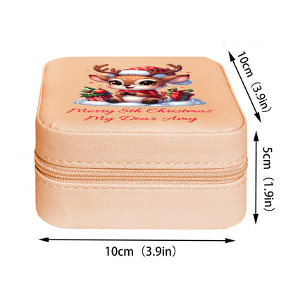 Mini Travel Jewelry Box, Birthday Gift for Woman & Girls JB014