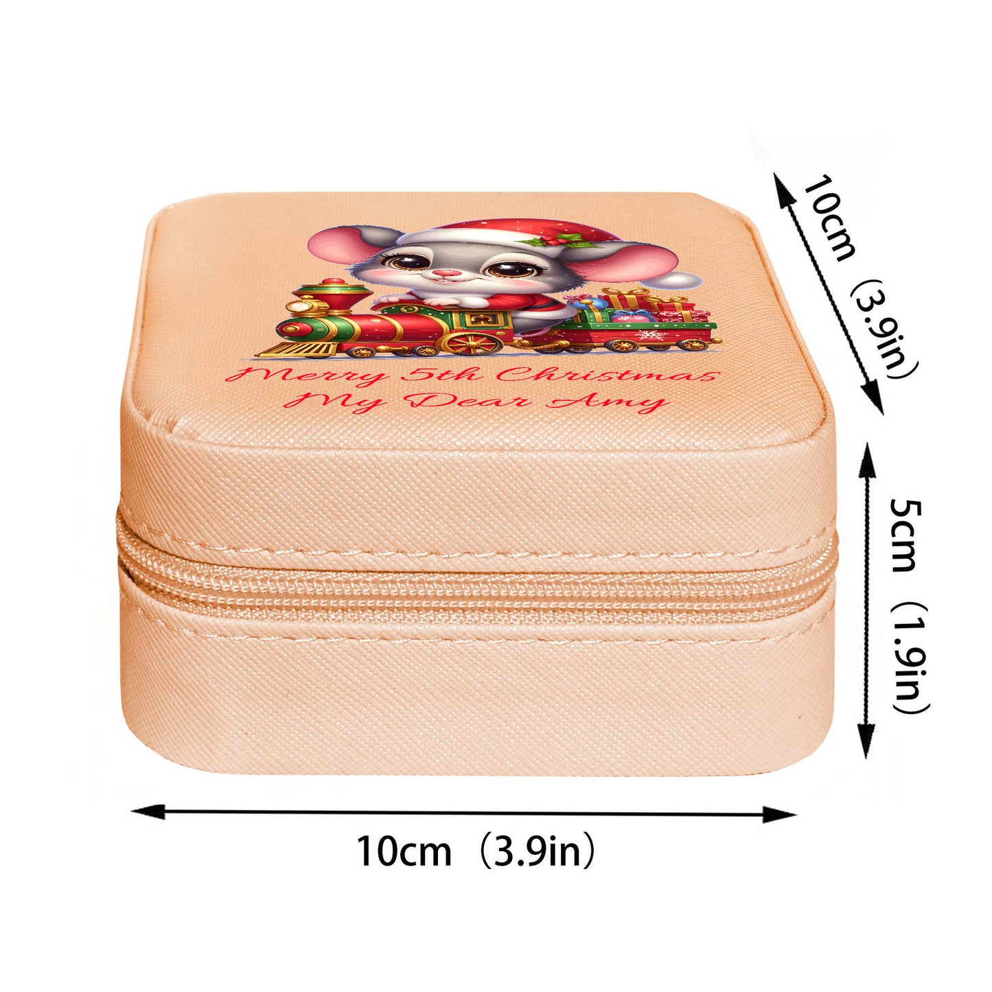 Mini Travel Jewelry Box, Birthday Gift for Woman & Girls JB015