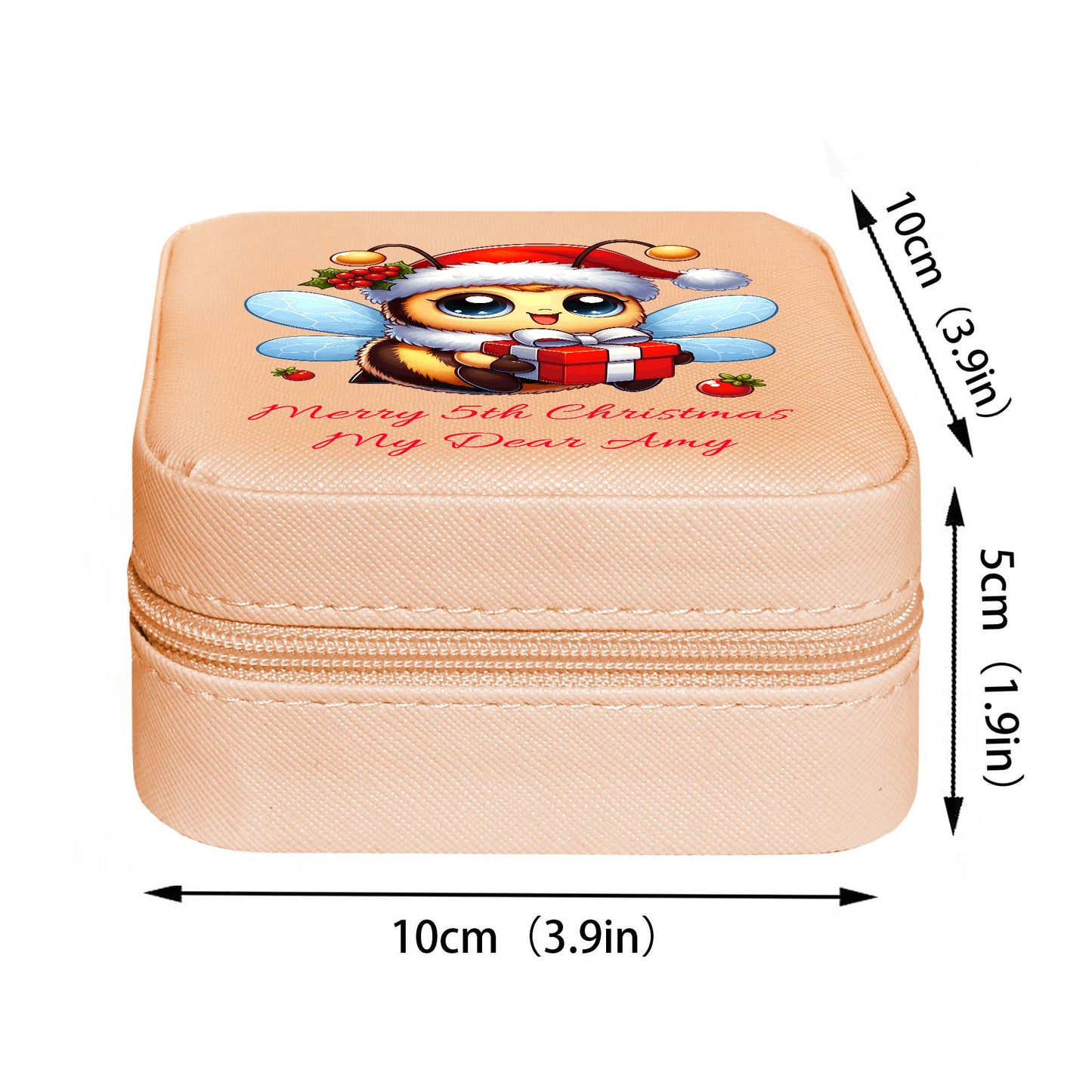 Mini Travel Jewelry Box, Birthday Gift for Woman & Girls JB016