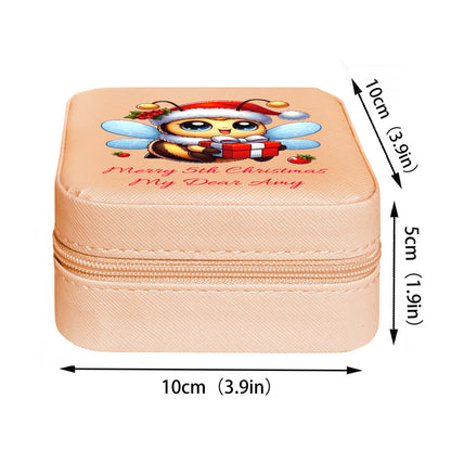 Mini Travel Jewelry Box, Birthday Gift for Woman & Girls JB016