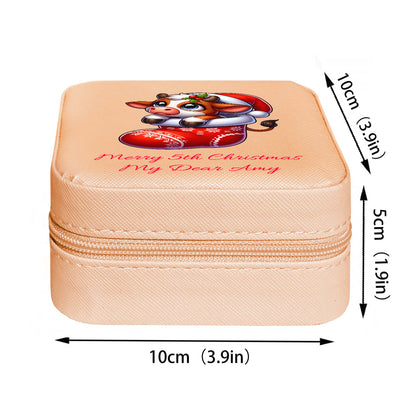 Mini Travel Jewelry Box, Birthday Gift for Woman & Girls JB017