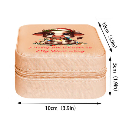 Mini Travel Jewelry Box, Birthday Gift for Woman & Girls JB018