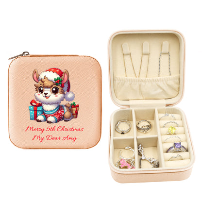 Mini Travel Jewelry Box, Birthday Gift for Woman & Girls JB019