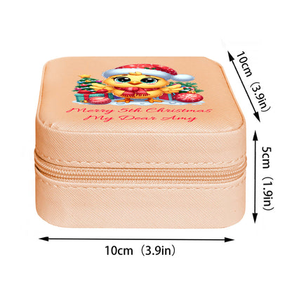 Mini Travel Jewelry Box, Birthday Gift for Woman & Girls JB021