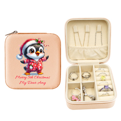 Mini Travel Jewelry Box, Birthday Gift for Woman & Girls JB022