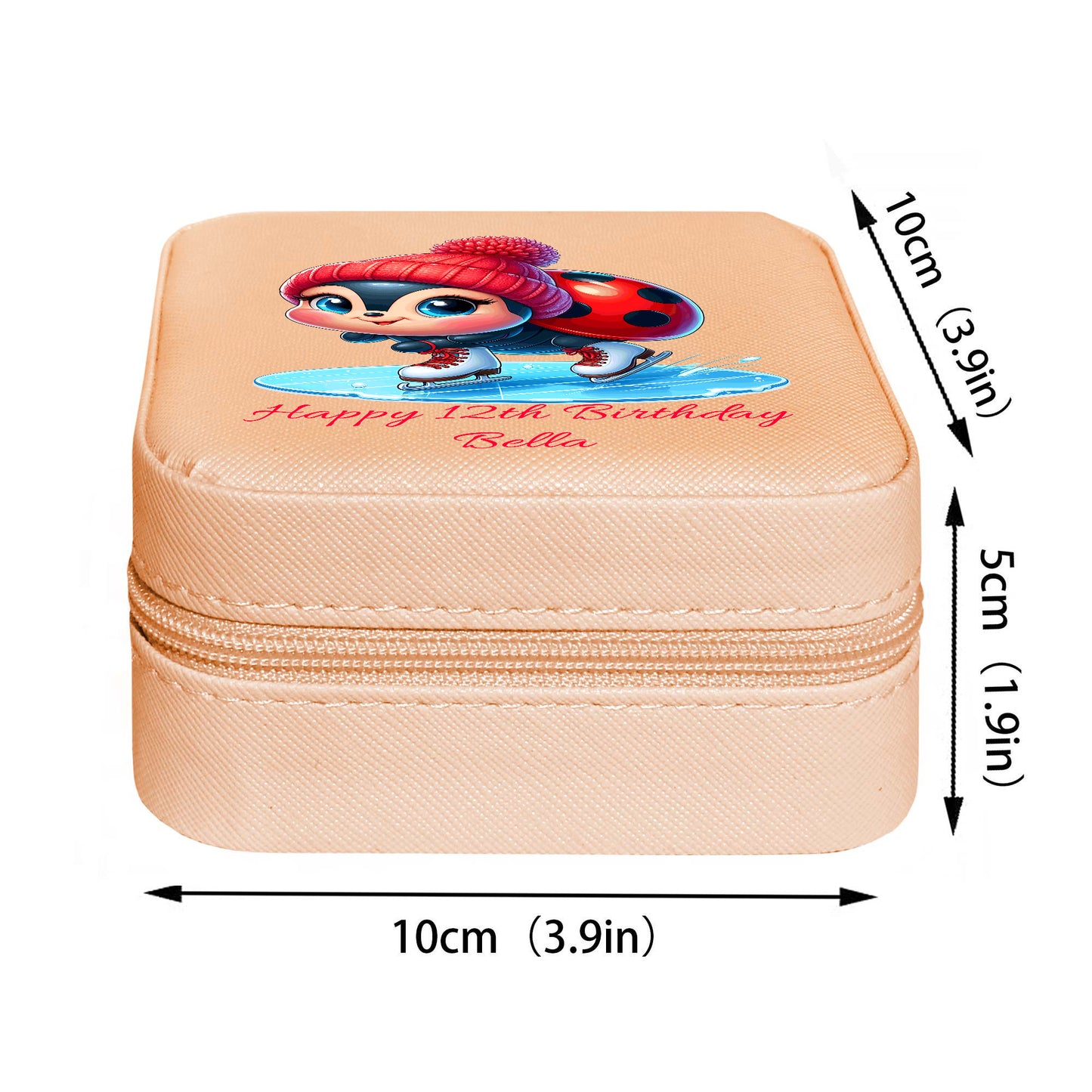 Mini Travel Jewelry Box, Birthday Gift for Woman & Girls JB005